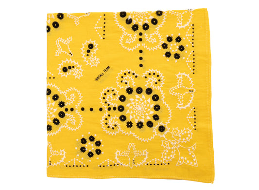 Dickies x New York Sunshine Woven Print Bandana in Yellow / Black