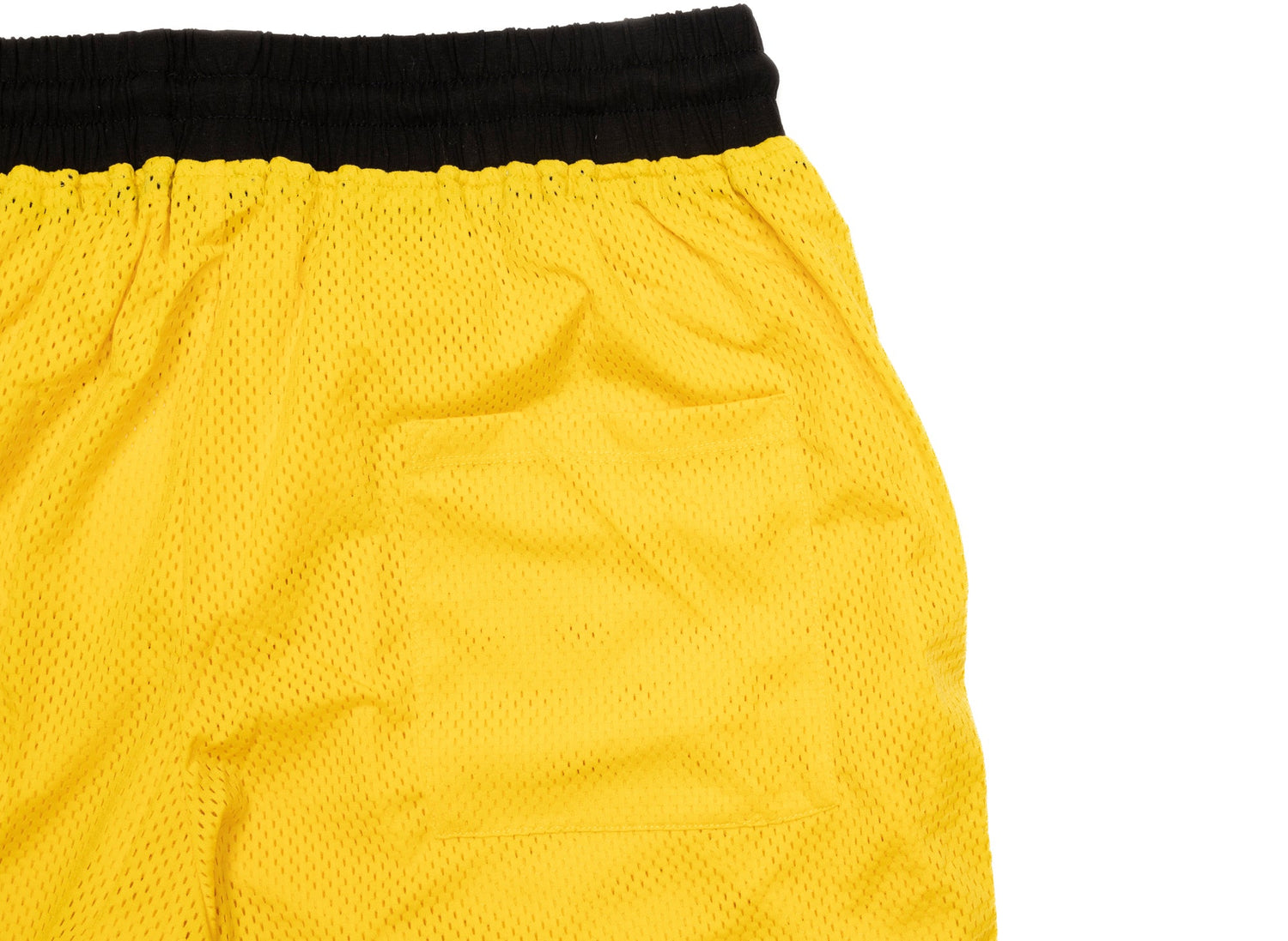 Diet Starts Monday Barbwire Mesh Shorts in Yellow - view 2
