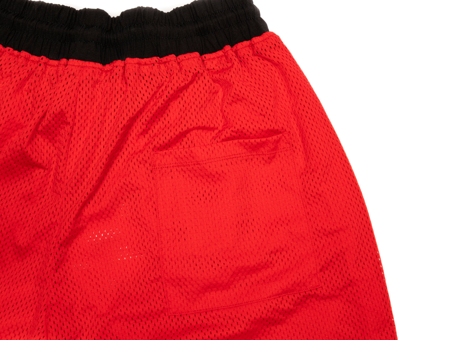 Diet Starts Monday Bolt Mesh Shorts in Red - view 2
