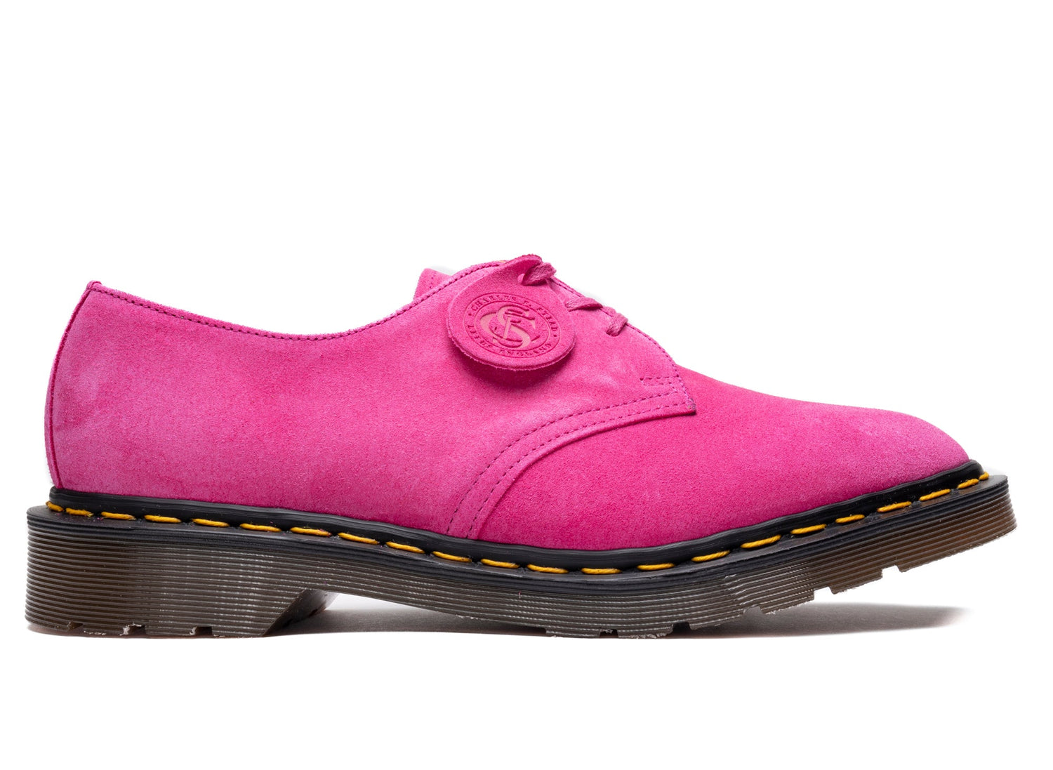 Dr. Martens 1461 Made in England Buck Suede Oxford in Pink / Multi-Color
