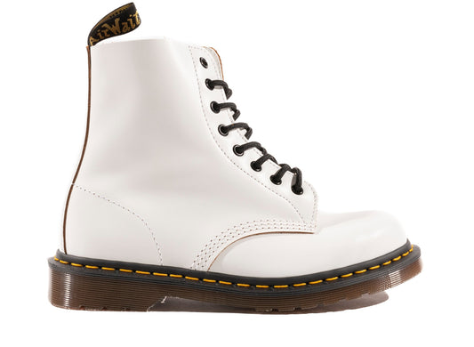 Dr. Martens Vintage 1460 Made in England Lace Up Boots in White