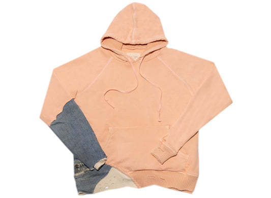 Greg Lauren Fragment Hoodie in Coral
