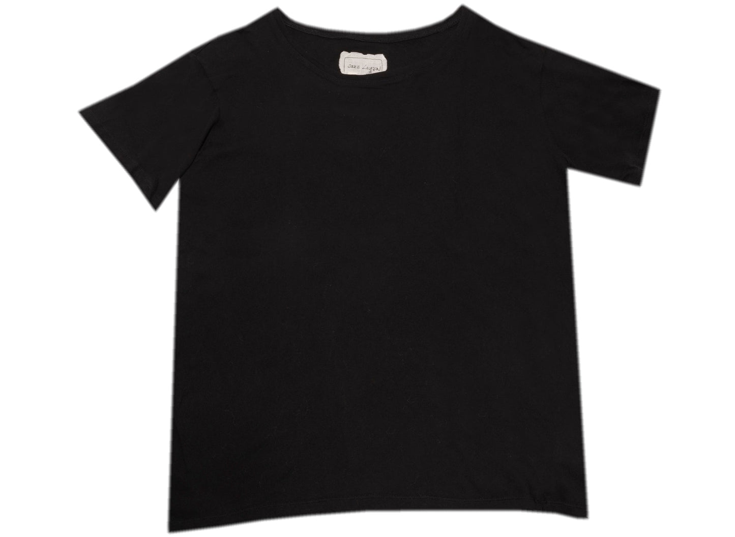 Greg Lauren Plain Tee in Schwarz