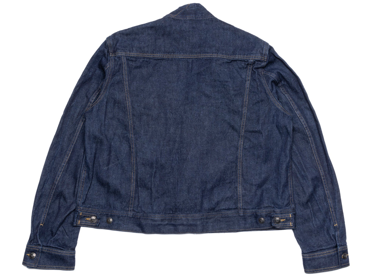 Greg Lauren Washed Denim GL1 Trucker Jacket - view 2