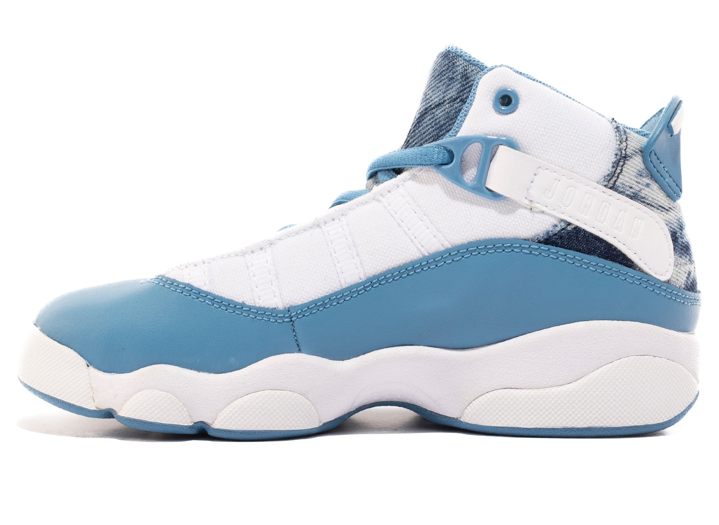 GS Jordan 6 Rings in White / Dutch Blue - view 3