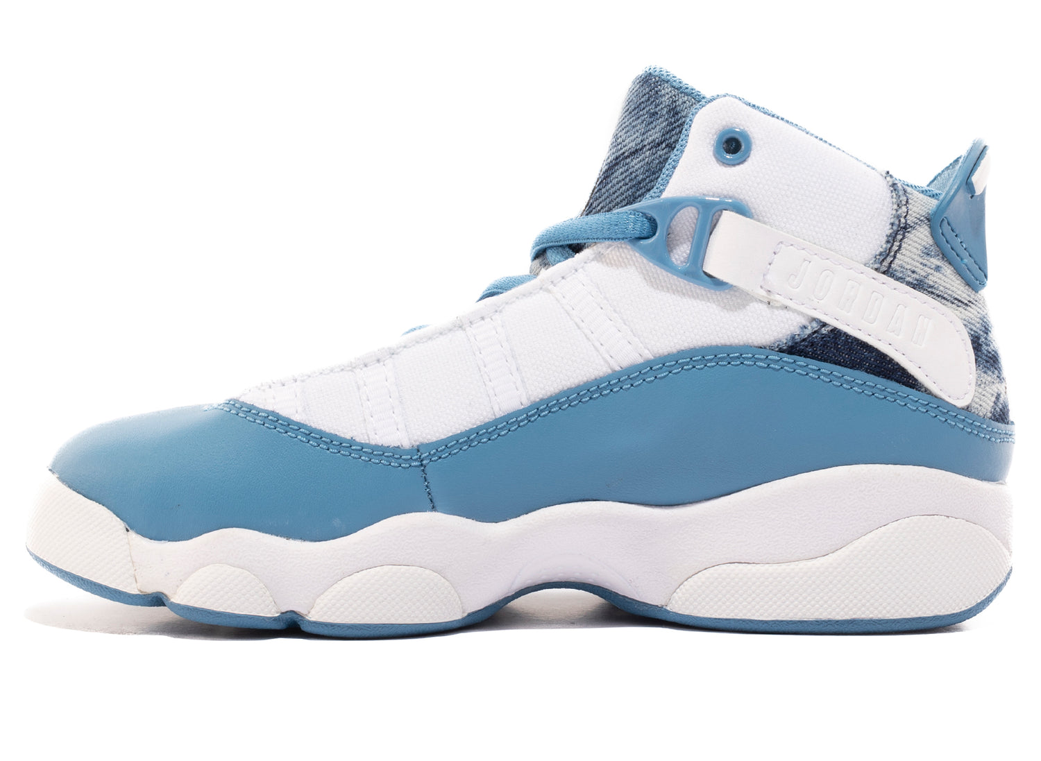 GS Jordan 6 Rings in White / Dutch Blue - view 3