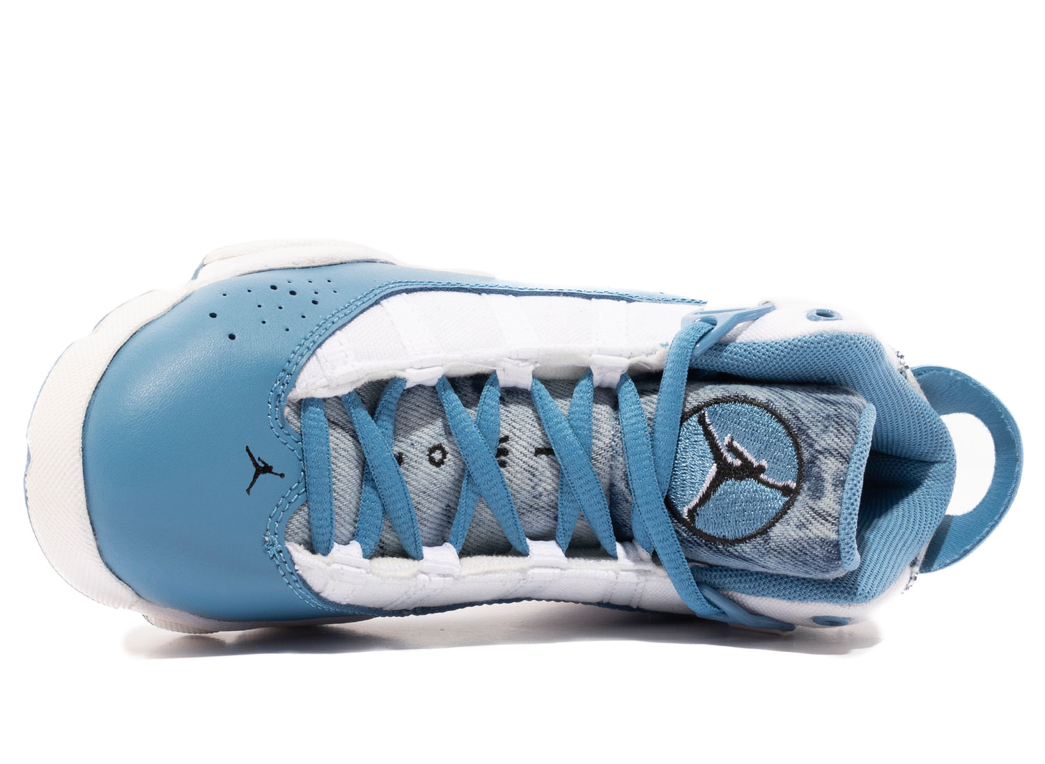 GS Jordan 6 Rings in White / Dutch Blue - view 4