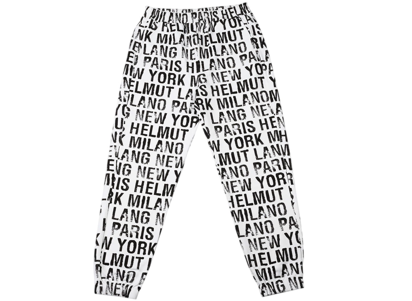 Helmut Lang All-Over Joggers in White