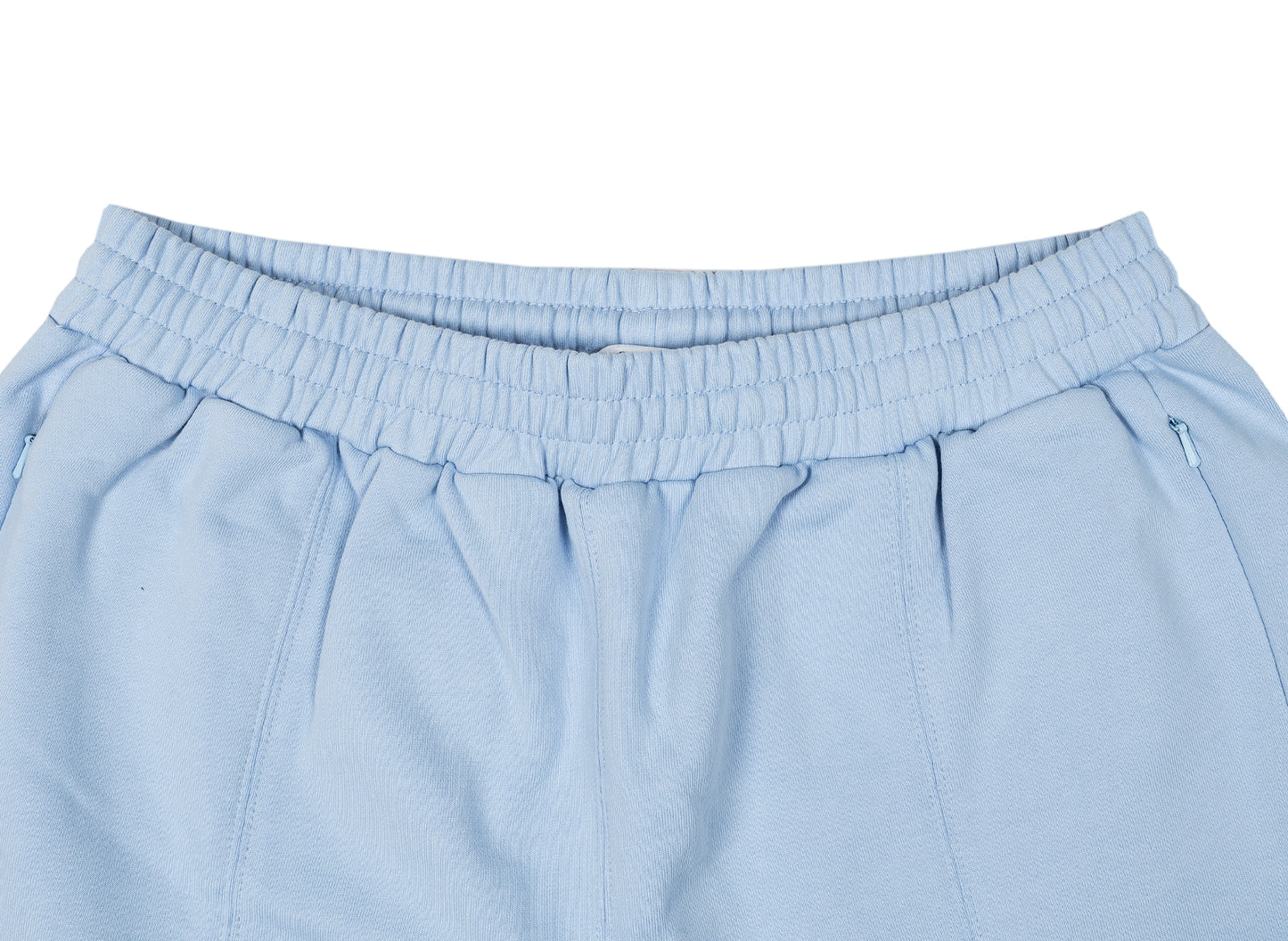 Helmut Lang Layered Logo Sweatpants in Periwinkle