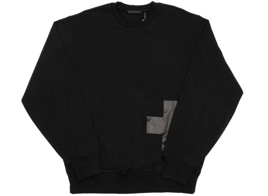 Helmut Lang Lifeguard Cross Crewneck in Black