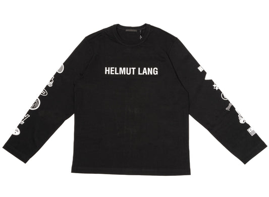 Helmut Lang Societas L/S Tee in Black
