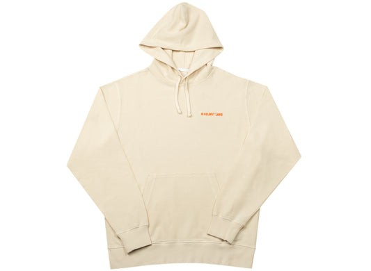 Helmut Lang Waffle Hoodie in Winter White