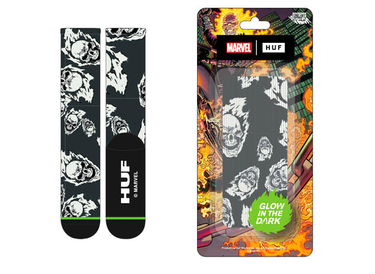 HUF Ghost Rider Socks in Black