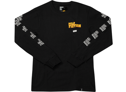 HUF Pulp Fiction Bad Mother F*cker L/S Tee in Black