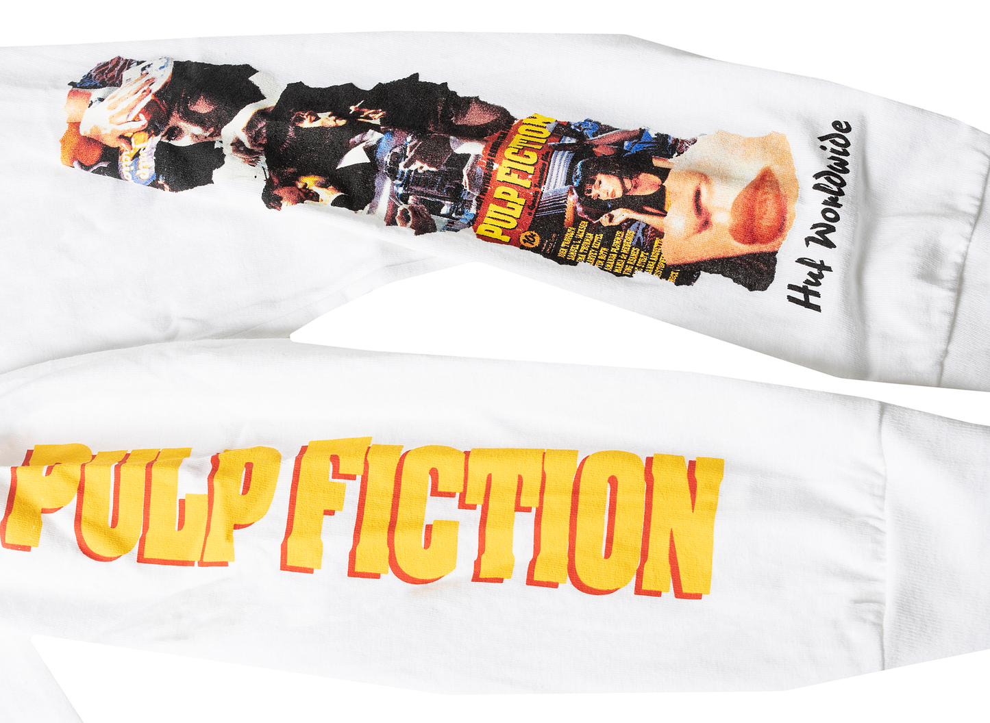 HUF Pulp Fiction Collage L/S Shirt in White