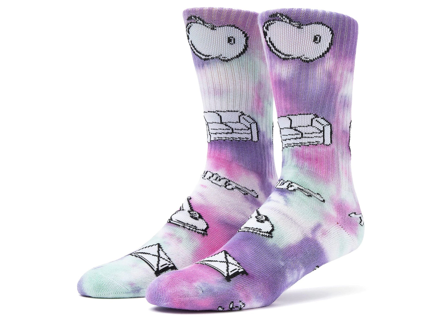 HUF Scatterbrain Crew-Socken