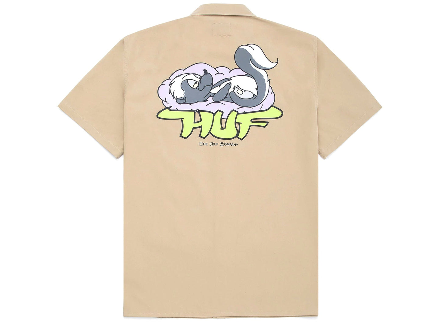 HUF Skunky Kurzarm-Arbeitshemd