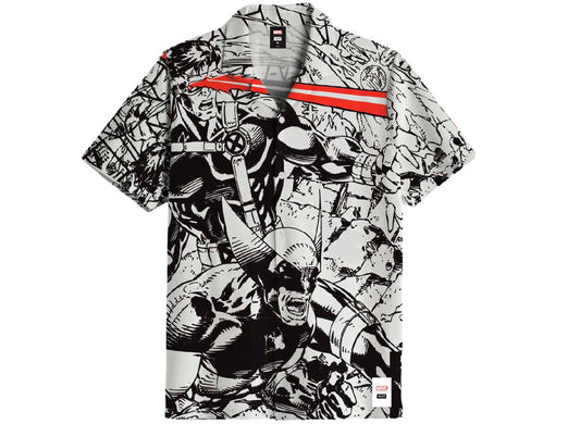 HUF X-Men Resort Shirt in White