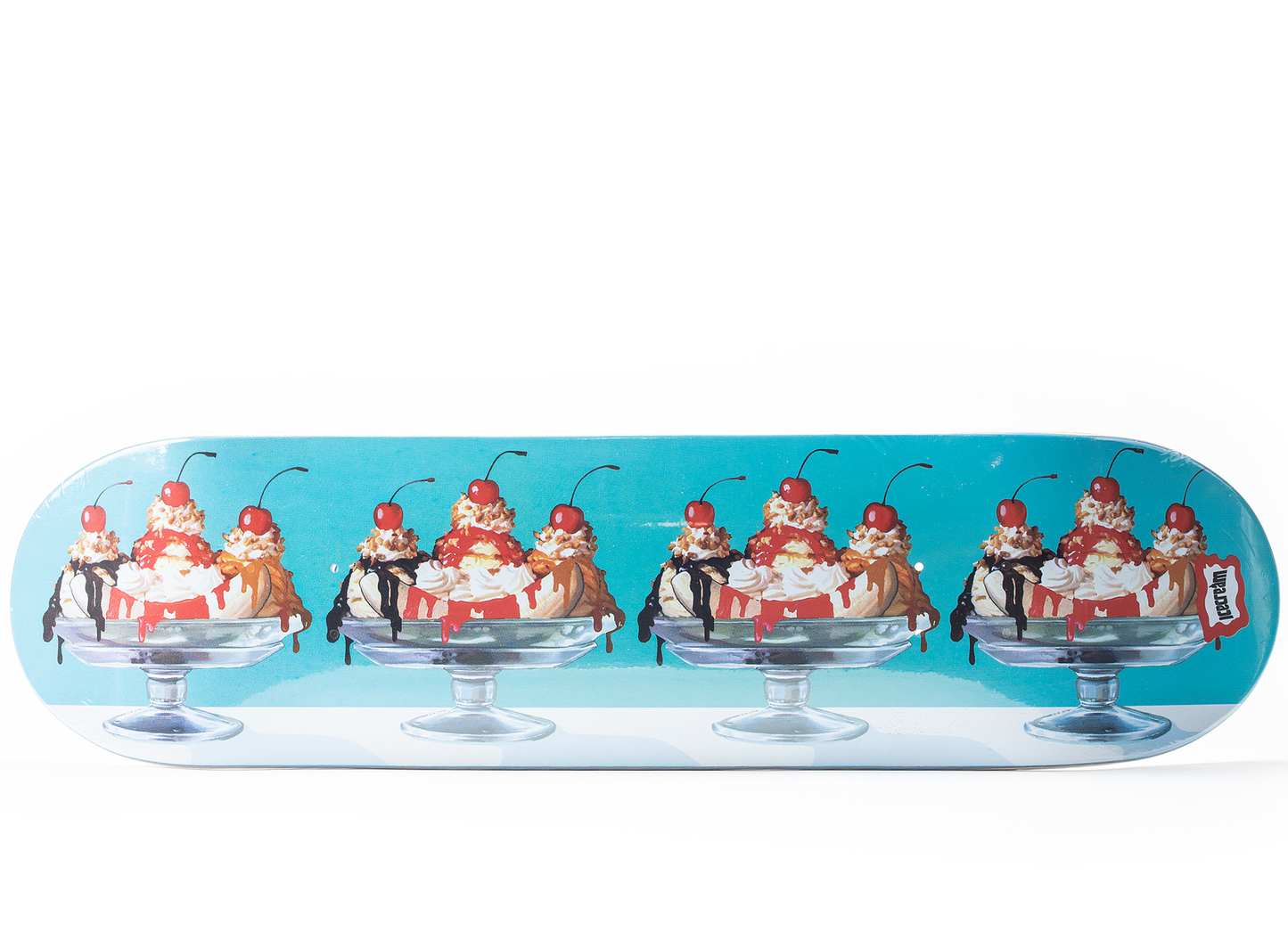 Ice Cream Banana Skate Deck in Blue