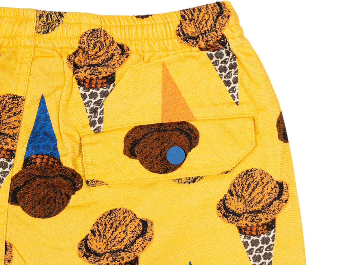 Ice Cream Canes Shorts in Mimosa