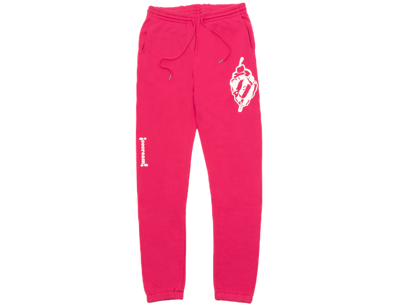 Ice Cream Chief Sweatpants in Pink Peacock