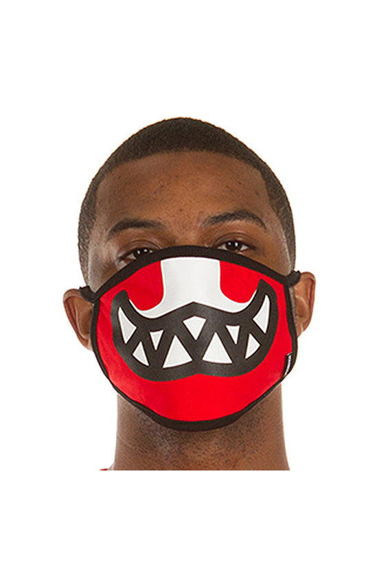 Ice Cream Grin Face Mask in Tomato