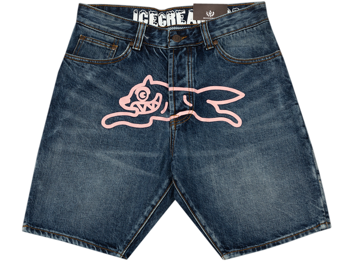 Ice Cream Pink Jean Shorts