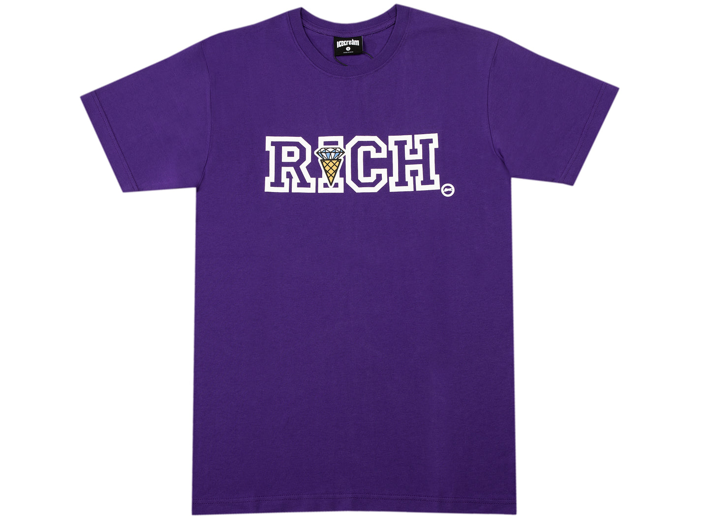 Camiseta de manga corta Ice Cream Richer en violeta