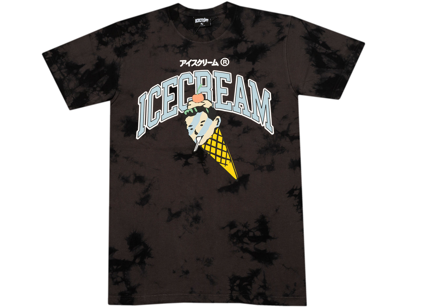 Ice Cream Spoon Fed S/S Strick in Schwarz
