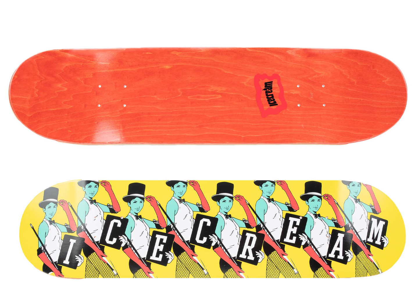 Ice Cream Top Hat Skateboard-Deck