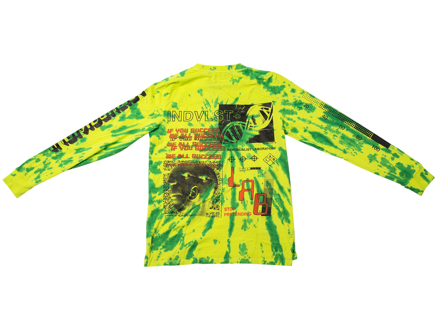INDVLST Camiseta de manga larga Doble Hélice