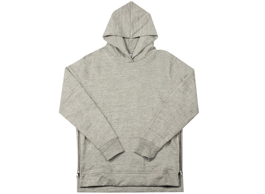 John Elliott Cashmere Fleece Villain Hoodie in Heather Grey