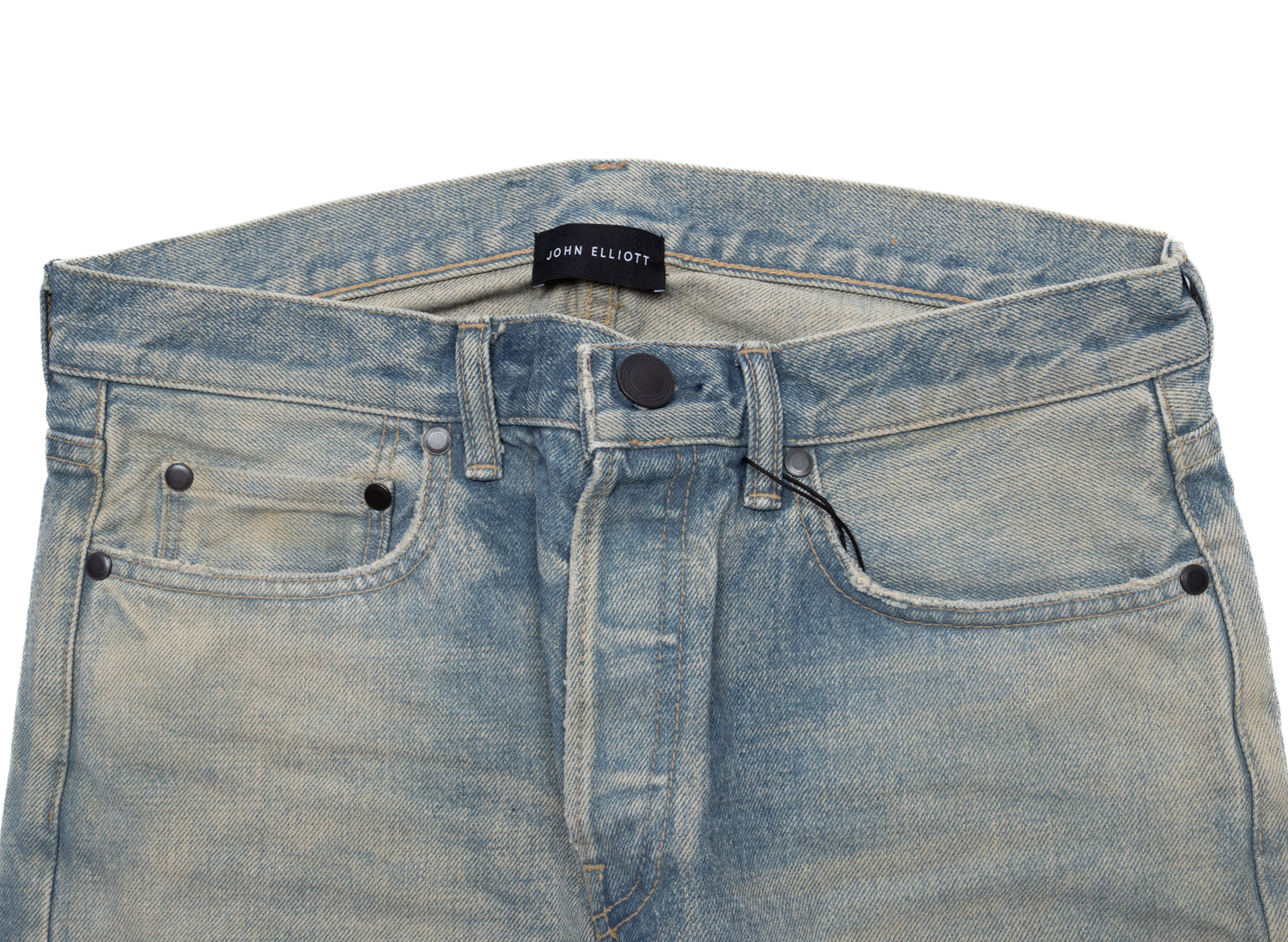 John Elliott The Daze Bleach Washed Jeans - view 2