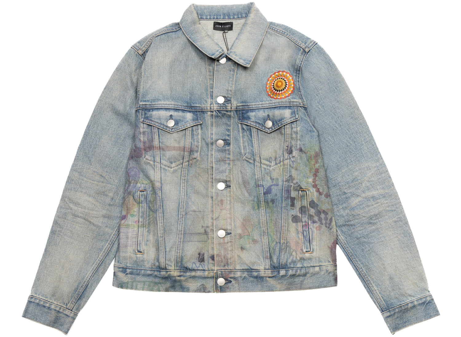 John Elliott Type III Thumper Jacket in Scribble