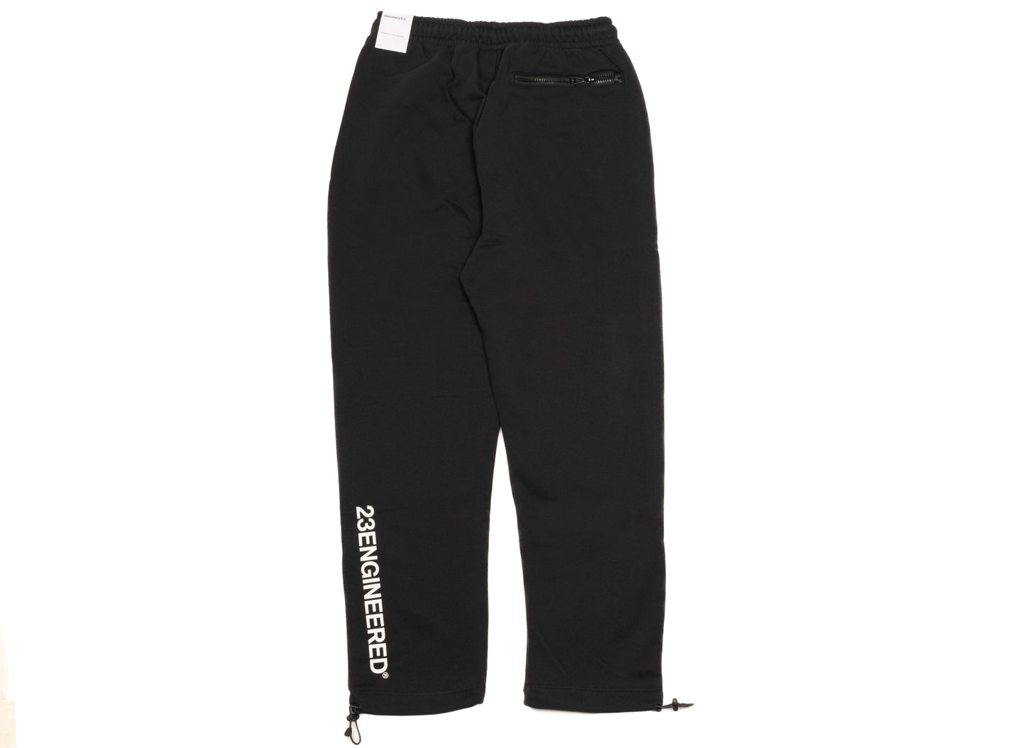 Jordan 23 Engineered Fleece Pants in Black / White