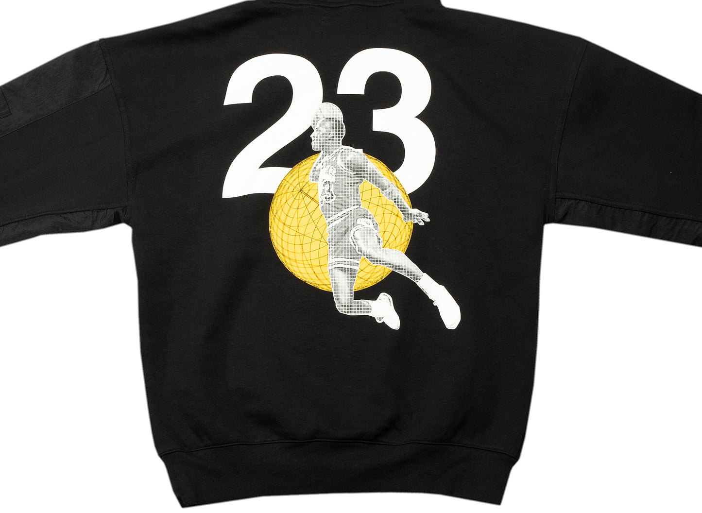 Jordan 23 Engineered Fleece Pullover Hoodie in Black / White