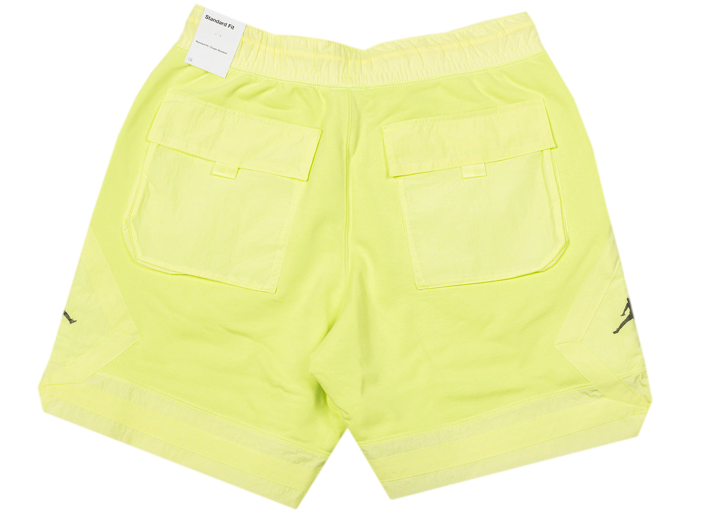 Jordan 23 Engineered Fleece Shorts in Light Lemon Twist / Medium Olive