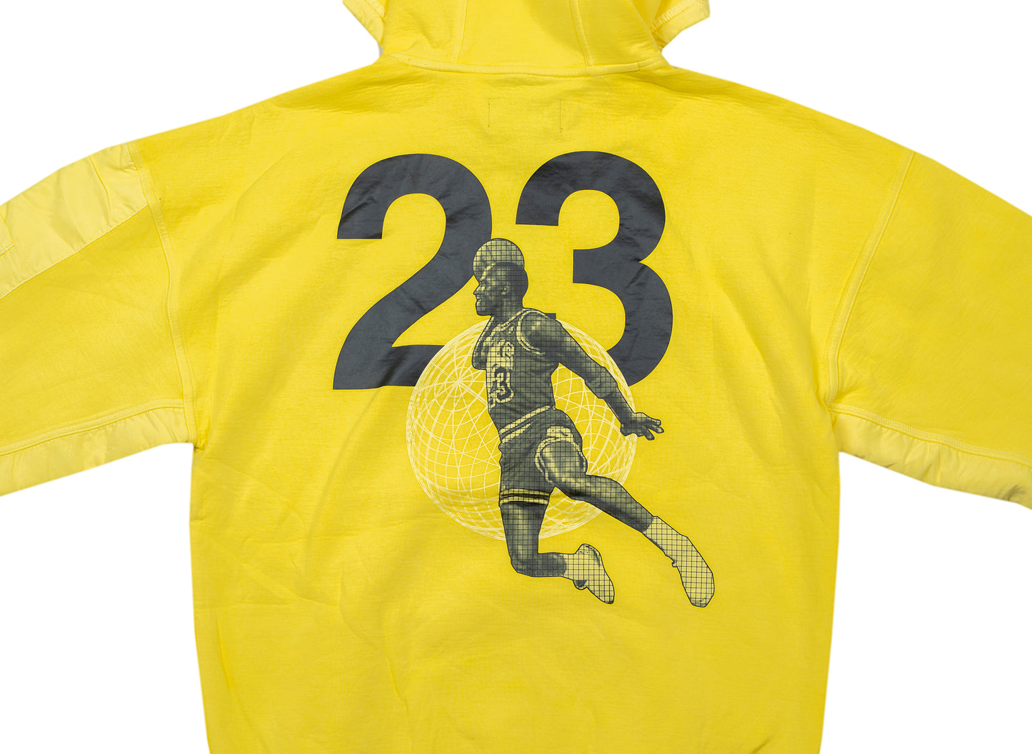 Jordan 23 Engineered Washed Fleece Pullover Hoodie in Opti Yellow / Black