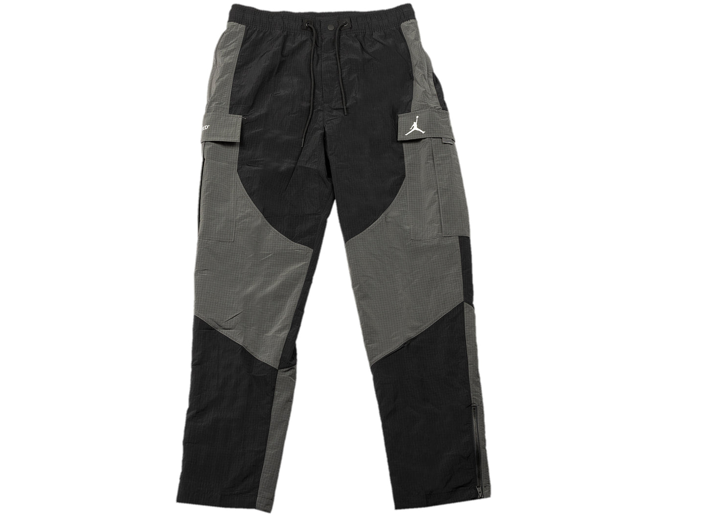 Jordan 23 Engineered Woven Pants in Black / Iron Grey / Black / White