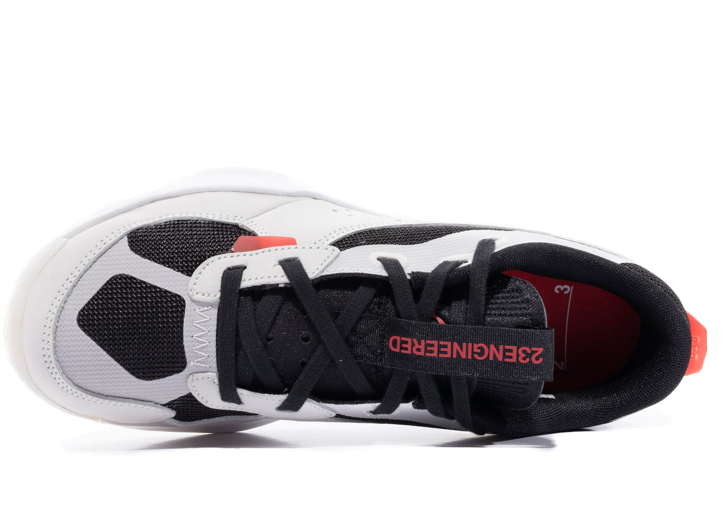 Jordan Air 200E in Summit White / University Red / Black / White