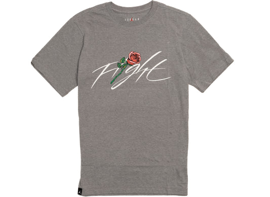 Jordan Brand Sorry S/S Crew Tee in Carbon Heather