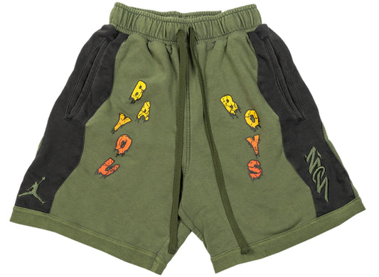 Jordan Dri-Fit Zion Shorts 'Bayou Boys' in Carbon Green / Black