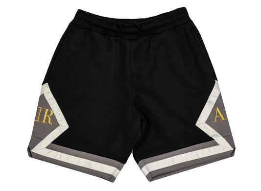 Jordan MJ Remastered Diamond Shorts in Black / Light Bone / Gunsmoke / Metallic Gold