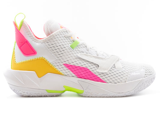 Jordan 'Why Not?' Zero.4 in White / Citron Pulse / Hyper Pink / Lime Glow