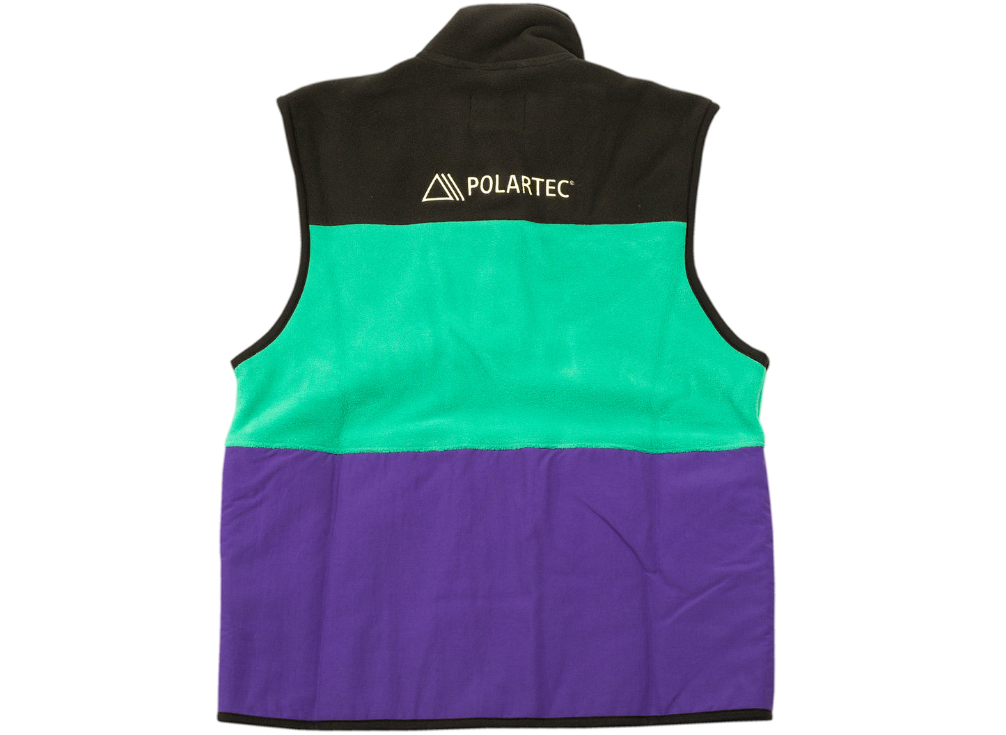 Jordan Winter Mountainside Utility Vest in Black / Neptune Green / Watermelon / Black