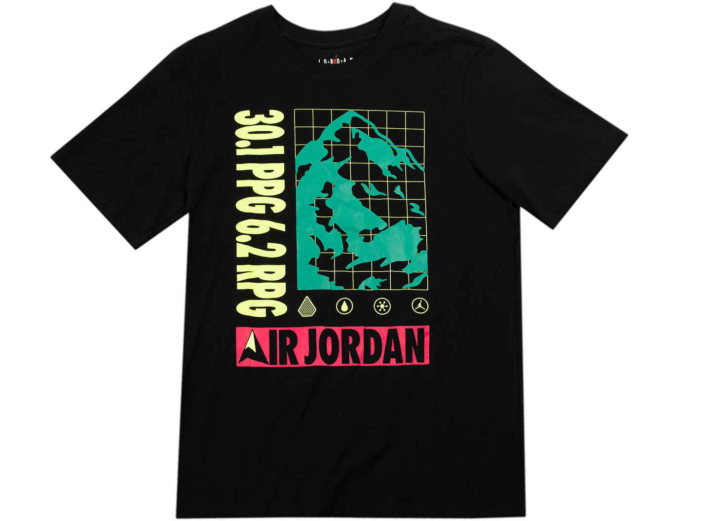 Jordan Winter Utility Tee in Black