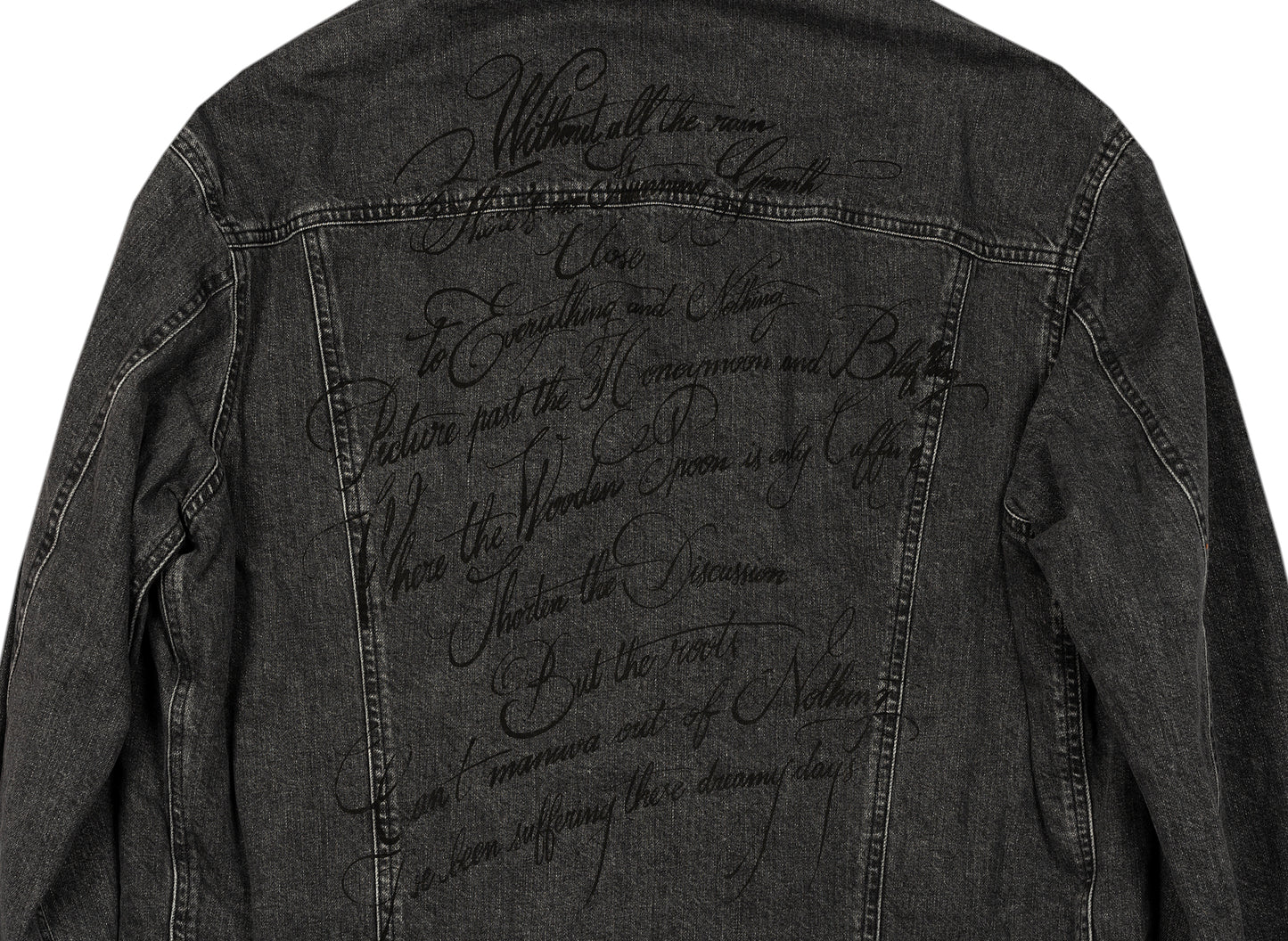 Junya Watanabe MAN Gedicht-Jeansjacke