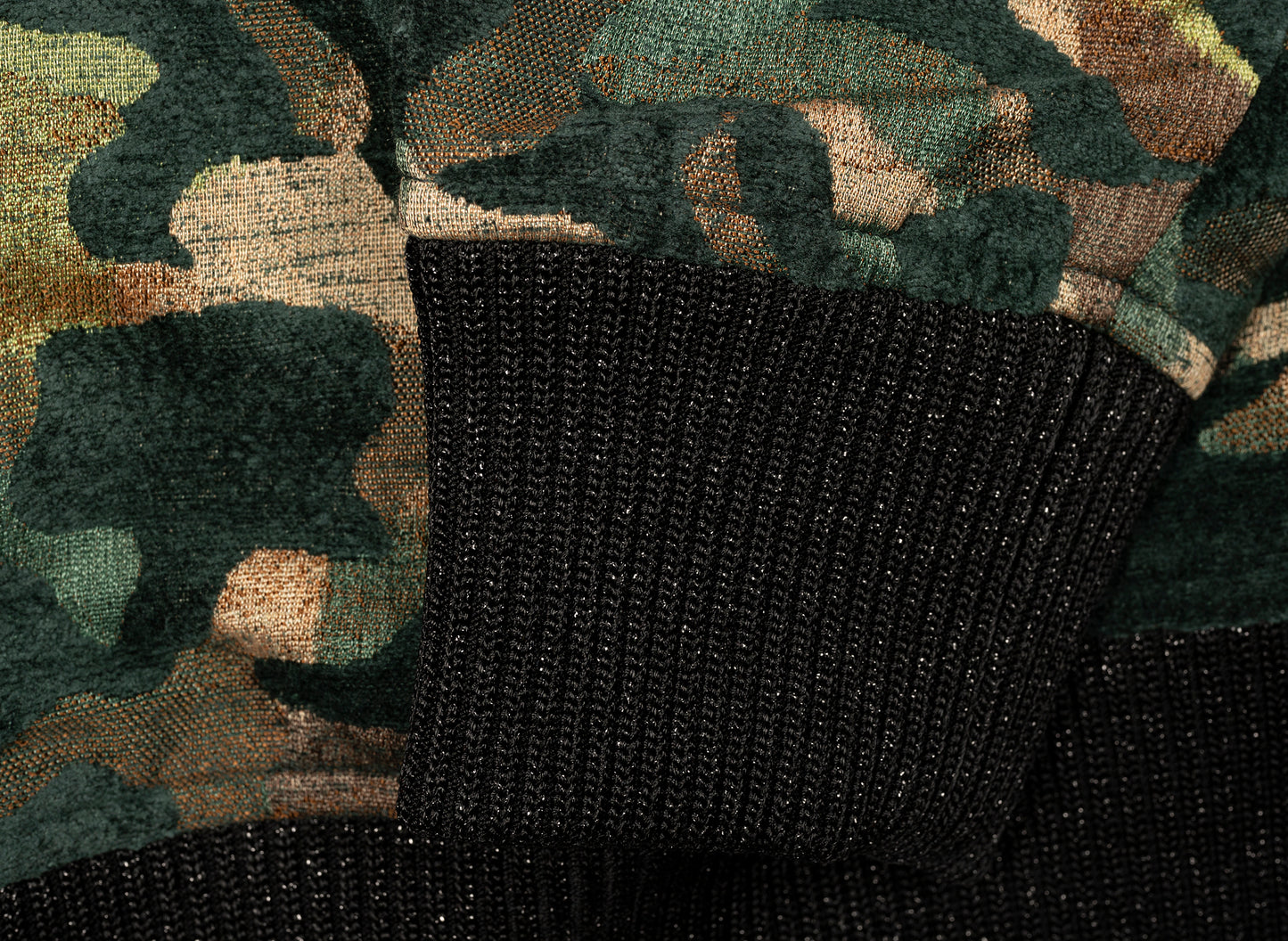 Just Don Camouflage Hoodie in Green / Brown