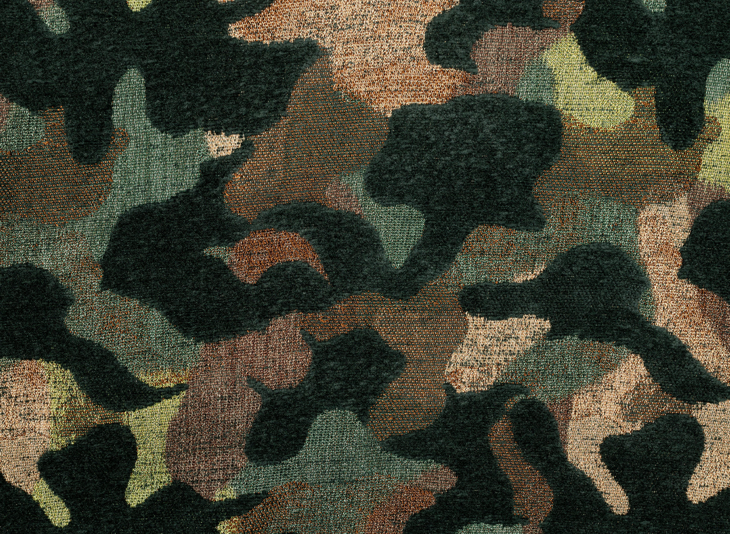 Just Don Camouflage Hoodie in Green / Brown