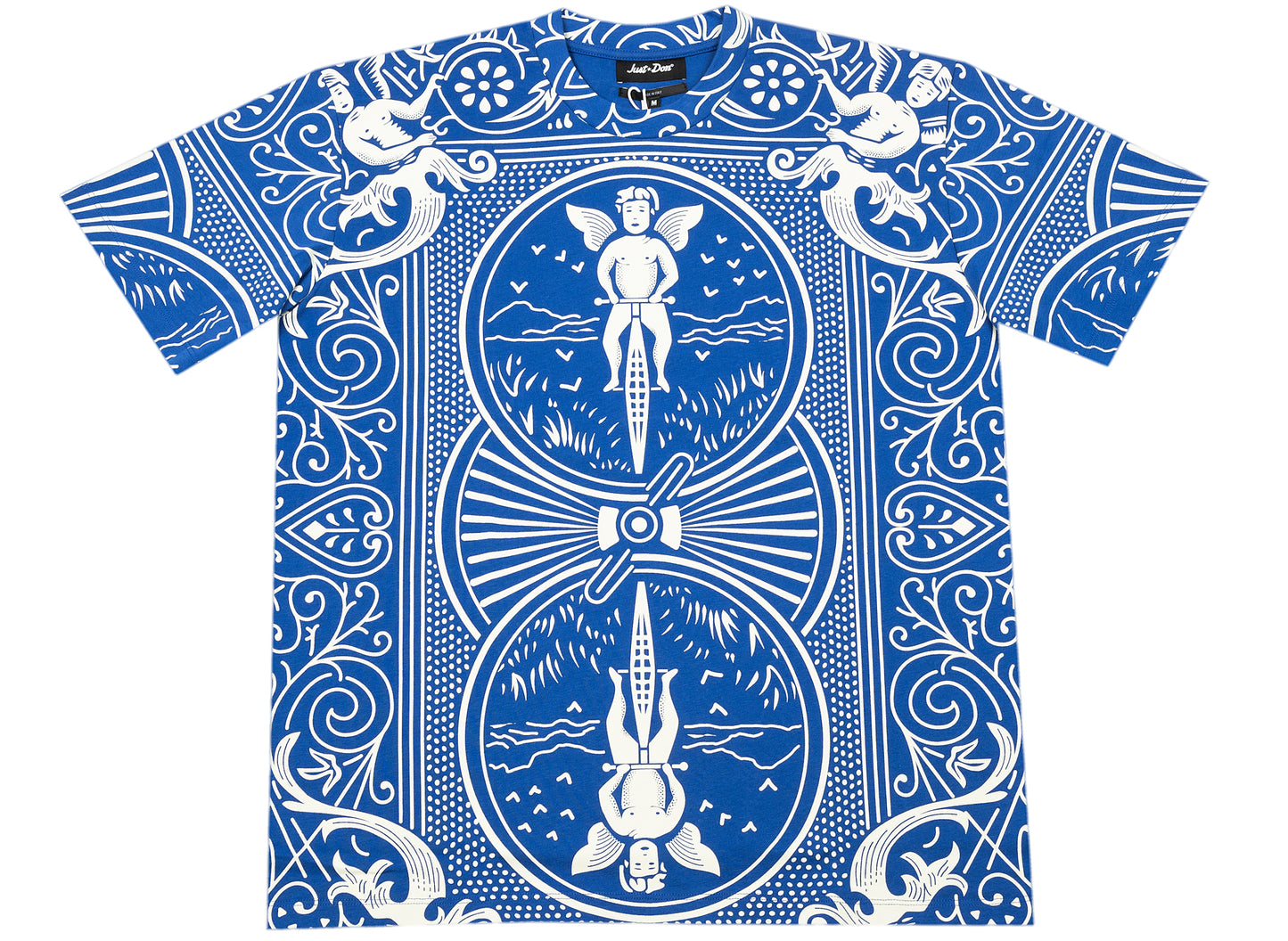Just Don T-Shirt in Royal / White